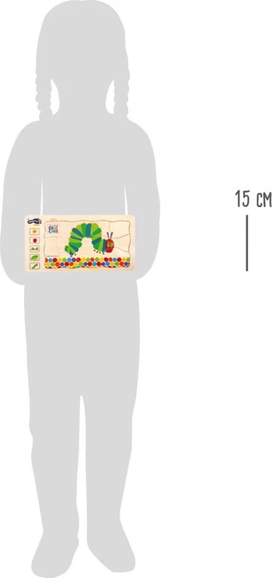 Small Foot Company Rupsje Nooitgenoeg Lagenpuzzel, 36dlg. 6 Small Foot Company Rupsje Nooitgenoeg Lagenpuzzel, 36dlg. - Afbeelding 6