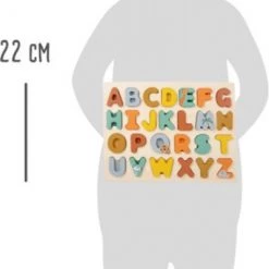 Small Foot Company Small Foot Vormenpuzzel Alfabet Safari 22 X 29 Cm Hout 26-delig - Abc Puzzel - Letters Leren Herkennen -Goedkope puzzels winkel 400x840 1