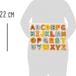 Small Foot Company Small Foot Vormenpuzzel Alfabet Safari 22 X 29 Cm Hout 26-delig - Abc Puzzel - Letters Leren Herkennen -Goedkope puzzels winkel 400x840