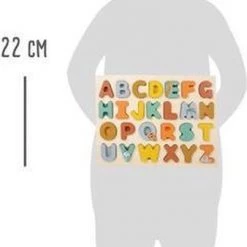 Small Foot Company Small Foot Vormenpuzzel Alfabet Safari 22 X 29 Cm Hout 26-delig - Abc Puzzel - Letters Leren Herkennen -Goedkope puzzels winkel 403x840
