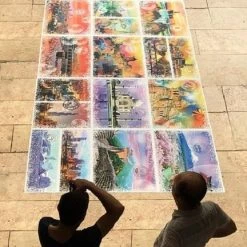 Grafika Reis Rond De Wereld (legpuzzel, 48000 Stukjes, 768 X 204 Cm) -Goedkope puzzels winkel 432x840