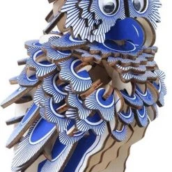 OWL 3D Puzzel Uil | Bouwpakket | Hout | 17.5 CM