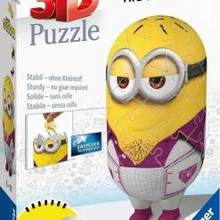 Ravensburger Minions 2 Shaped Disco - 3D Puzzel - 54 Stukjes -Goedkope puzzels winkel 495x840