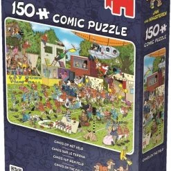 Jan Van Haasteren Chaos Op Het Veld Puzzel - 150 Stukjes -Goedkope puzzels winkel 515x840