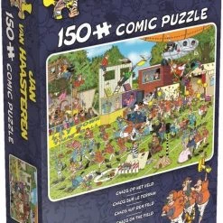 Jan Van Haasteren Chaos Op Het Veld Puzzel - 150 Stukjes -Goedkope puzzels winkel 516x840