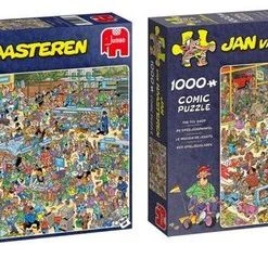 Jan Van Haasteren Puzzelbundel - 2 Stuks - De Speelgoedwinkel 1000 Stukjes & De Drogisterij 1000 Stukjes -Goedkope puzzels winkel 550x238