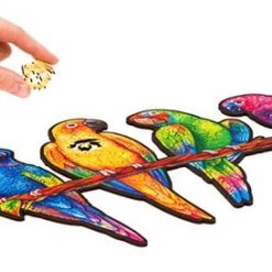 UNIDRAGON Houten Puzzel Dier - Speelse Papegaaien - 193 Stukjes - Medium 44x25 Cm 23 UNIDRAGON Houten Puzzel Dier - Speelse Papegaaien - 193 Stukjes - Medium 44x25 Cm -Goedkope puzzels winkel 550x273 1
