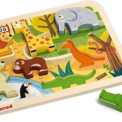 Janod Chunky Puzzel De Dierentuin -Goedkope puzzels winkel 550x298 1