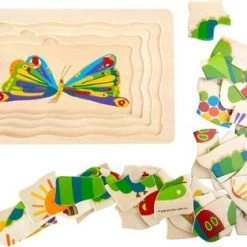 Small Foot Company Rupsje Nooitgenoeg Lagenpuzzel, 36dlg. 12 Small Foot Company Rupsje Nooitgenoeg Lagenpuzzel, 36dlg. -Goedkope puzzels winkel 550x313