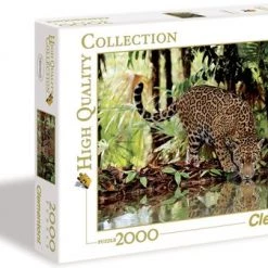 Clementoni Puzzel - High Quality Puzzel Collectie - Luipaard - 2000 Stukjes, Puzzel Volwassenen