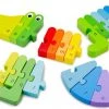 New Classic Toys Leer Het Alfabet A T/m Z Vormenpuzzel Krokodil