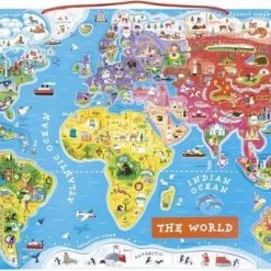 Janod Puzzel - Magnetic World - Engels 28 Janod Puzzel - Magnetic World - Engels -Goedkope puzzels winkel 550x343 2