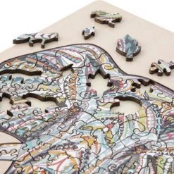 Grafix Houten Puzzel Olifant | Unieke Puzzelstukjes In Vorm Van Dieren | 137 Puzzelstukjes | Puzzel Voor Kinderen En Volwassenen | Formaat 30 X 22.5 CM | Cadeau Voor Jong En Oud -Goedkope puzzels winkel 550x346 1