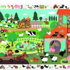 Djeco Blij Op De Boerderij - 35 Stukjes -Goedkope puzzels winkel 550x349 1