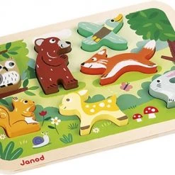 Janod Chunky Puzzel Bosdieren 17 Janod Chunky Puzzel Bosdieren -Goedkope puzzels winkel 550x356 3