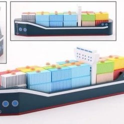 Jou?co Jou Co Houten Containerschip -Goedkope puzzels winkel 550x363 3