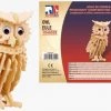 Merkloos Houten Dieren 3D Puzzel Uil 7 X 9 X 14,5 Cm - Speelgoed Bouwpakket