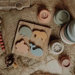 Monkiezz Houten Puzzel - Animal | Educatief | Spellen | Speelgoed | Silicone | Olifant, Ijsbeer, Konijn En Walvis | Vormenpuzzel -Goedkope puzzels winkel 550x366 23