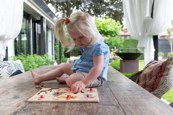 Engelhart Vormenpuzzel Circus Junior 22,5 X 30 Cm Hout 10-delig 4 Engelhart Vormenpuzzel Circus Junior 22,5 X 30 Cm Hout 10-delig - Afbeelding 4