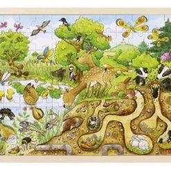Goki Puzzel: Op Ontdekking In De Natuur 96-delig -Goedkope puzzels winkel 550x366 44
