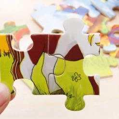 Aslan? 4 Houten Puzzels Van 40 En 60 Stukjes - Dieren - Boerderijdieren, Jungle, Waterdieren - Voordeelverpakking 6 Aslan? 4 Houten Puzzels Van 40 En 60 Stukjes - Dieren - Boerderijdieren, Jungle, Waterdieren - Voordeelverpakking -Goedkope puzzels winkel 550x366 48