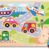 Imaginarium Houten Puzzel Met Geluid - Voertuigen - Vanaf 18 Maanden