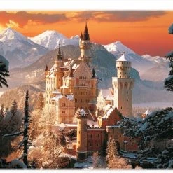 Trefl Neuschwanstein Kasteel Bavaria In De Winter - 3000 Stukjes -Goedkope puzzels winkel 550x367 11