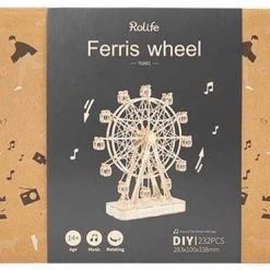 Robotime 3d-puzzel Reuzenrad 33,8 Cm Hout Naturel 232-delig -Goedkope puzzels winkel 550x369