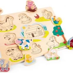 New Classic Toys Houten Legpuzzel Boerderij - 8 Puzzelstukjes - FSC 100%-gecertificeerd Hout -Goedkope puzzels winkel 550x372 5