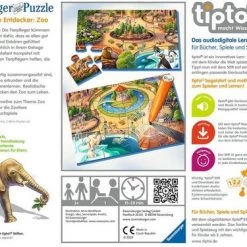 Tiptoi Zoo Legpuzzel 12 Stuk(s) Dieren -Goedkope puzzels winkel 550x375 2