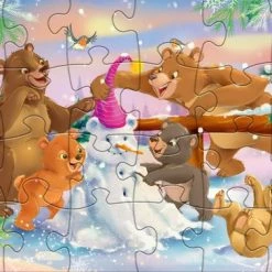 Rebo Productions Rebo Legpuzzel 2x24 Stukjes - Christmas Bears -Goedkope puzzels winkel 550x377 8