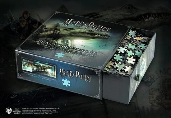 Noble Collection Harry Potter Puzzel - Legpuzzel - Gringotts Bank Escape - 1.000 Stukjes 6 Noble Collection Harry Potter Puzzel - Legpuzzel - Gringotts Bank Escape - 1.000 Stukjes - Afbeelding 6