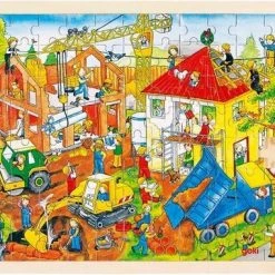 Goki Puzzel: Op De Bouwwerf 96-delig -Goedkope puzzels winkel 550x381 5