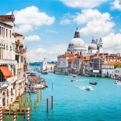 Happy Puzzle Puzzel 1000 Stukjes - Grand Canel Venice Itali ( 50 X 70) - Legpuzzel Volwassenen - Natuur - Stad - Kunst - Hobby Speelgoed -Jigsaw Kinderen