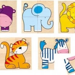 Goki Karemo And Memo Game, Wild Animals -Goedkope puzzels winkel 550x384 5