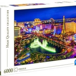 Clementoni Legpuzzel - High Quality Puzzel Collectie - Las Vegas - 6000 Stukjes, Puzzel Volwassenen