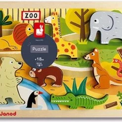 Janod Chunky Puzzel De Dierentuin -Goedkope puzzels winkel 550x389 12