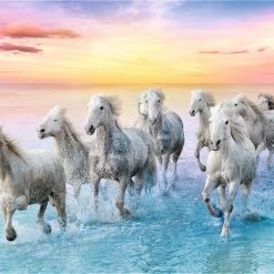 Trefl Paarden In Galop Puzzel - 500 Stukjes -Goedkope puzzels winkel 550x389 2