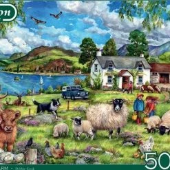 Falcon Puzzel Highland Farm - Legpuzzel - 500 Stukjes -Goedkope puzzels winkel 550x390 13