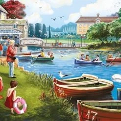 Jumbo Falcon Puzzel The Boating Lake - Legpuzzel - 1000 Stukjes -Goedkope puzzels winkel 550x390 6