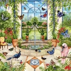 Jumbo Falcon Puzzel Butterfly Conservatory - Legpuzzel - 1000 Stukjes -Goedkope puzzels winkel 550x391 15