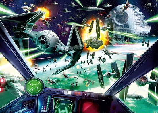 Ravensburger Puzzel Disney Star Wars X Wing Cockpit - Legpuzzel - 1000 Stukjes 3 Ravensburger Puzzel Disney Star Wars X Wing Cockpit - Legpuzzel - 1000 Stukjes - Afbeelding 3