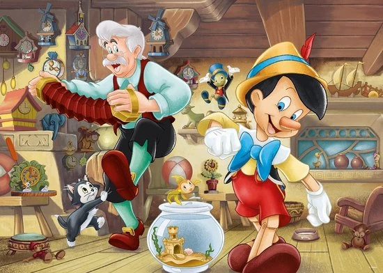 Ravensburger Puzzel Pinocchio - Legpuzzel - 1000 Stukjes 1 Ravensburger Puzzel Pinocchio - Legpuzzel - 1000 Stukjes