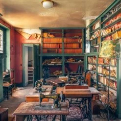 Ravensburger Puzzel Lost Places: Mysterious Castle Library - Legpuzzel - 1000 Stukjes -Goedkope puzzels winkel 550x392