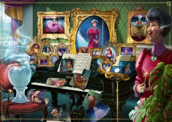 Ravensburger Puzzel Disney Villainous Lady Tremaine - Legpuzzel - 1000 Stukjes 3 Ravensburger Puzzel Disney Villainous Lady Tremaine - Legpuzzel - 1000 Stukjes - Afbeelding 3