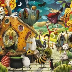 Ravensburger Puzzel Happy Halloween - Legpuzzel - 1000 Stukjes -Goedkope puzzels winkel 550x392 32