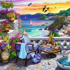 Ravensburger Puzzel Santorini Sunset - Legpuzzel - 300 Extra Grote Stukjes -Goedkope puzzels winkel 550x392 41