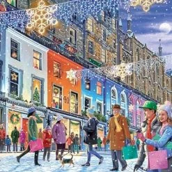 Jumbo Falcon Puzzel Christmas In Edinburgh - Legpuzzel - 1000 Stukjes -Goedkope puzzels winkel 550x392 56