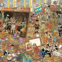 Jan Van Haasteren Een Dagje Naar Het Museum - 2 X 1000 Stukjes -Goedkope puzzels winkel 550x392 9