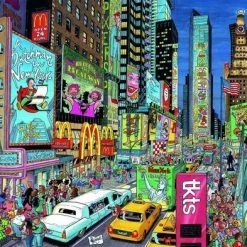 Ravensburger Puzzel Fleroux New York - Legpuzzel - 1000 Stukjes -Goedkope puzzels winkel 550x393 11